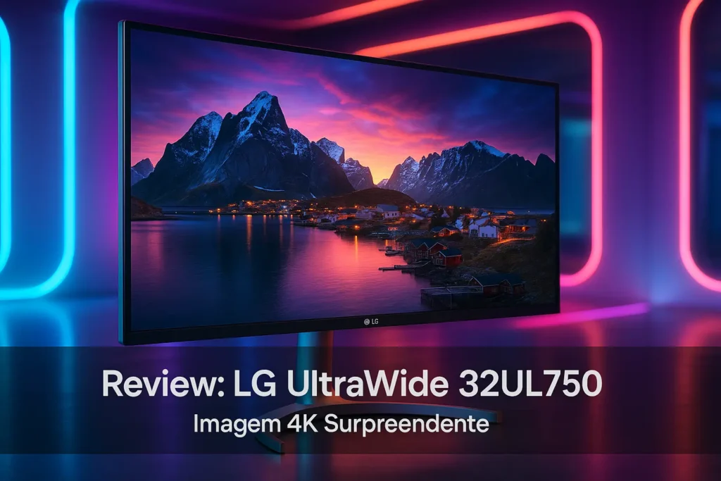 Monitor LG Ultrawide 32UL750: Imagem 4K Surpreendente