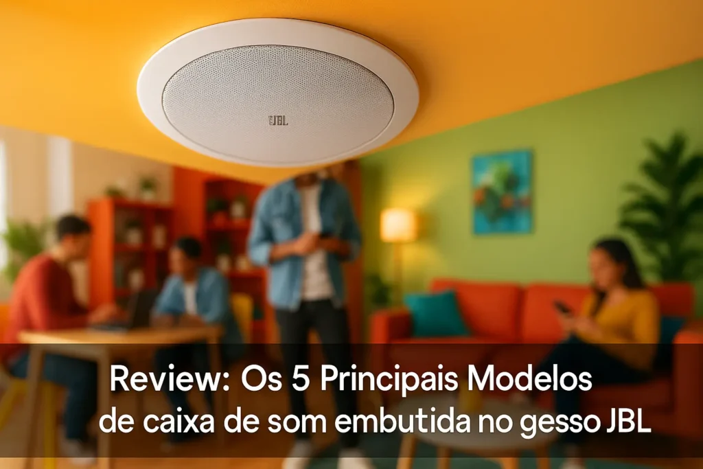 Os 5 Principais Modelos de caixa de som embutida no gesso JBL