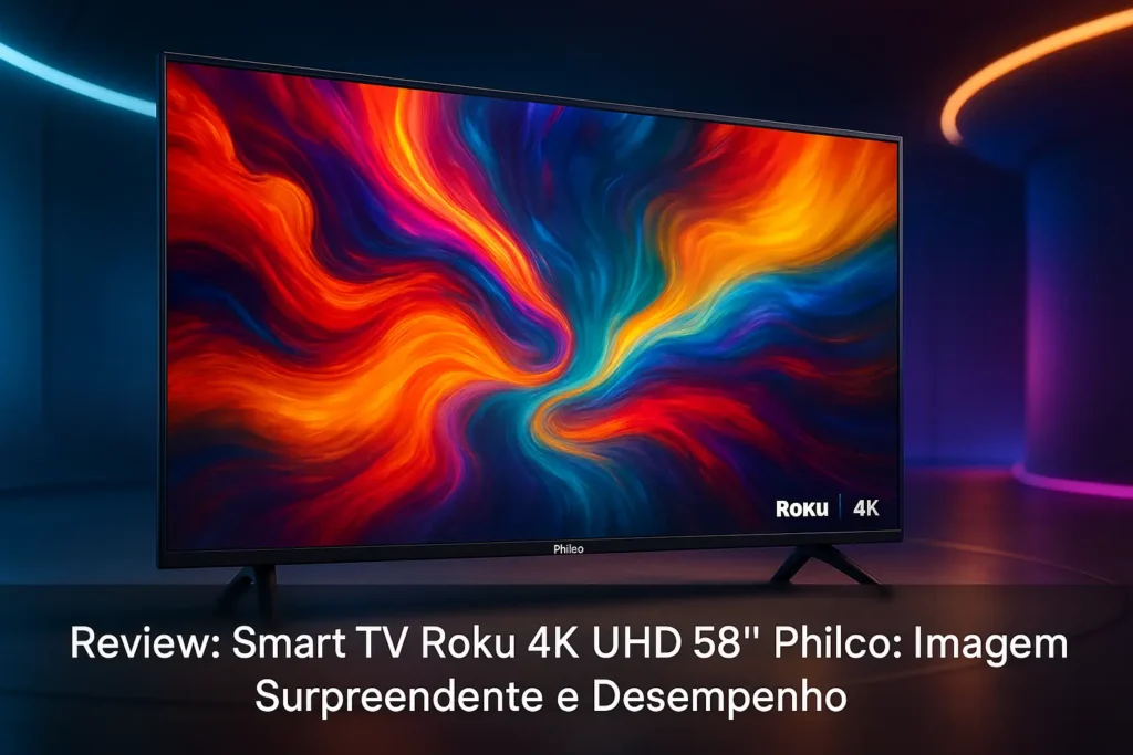 Smart TV Roku 4K UHD 58” Philco: Imagem Surpreendente e Desempenho