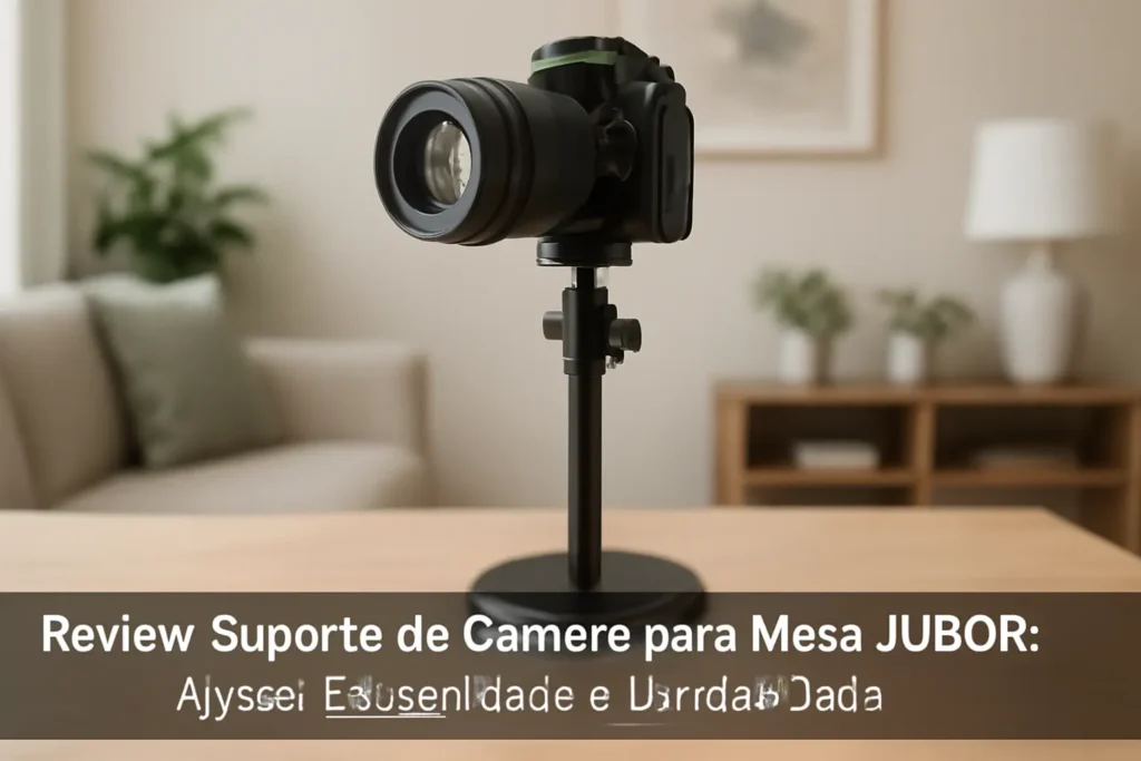 Suporte de Câmera para Mesa JUBOR: Ajuste, Estabilidade e Durabilidade