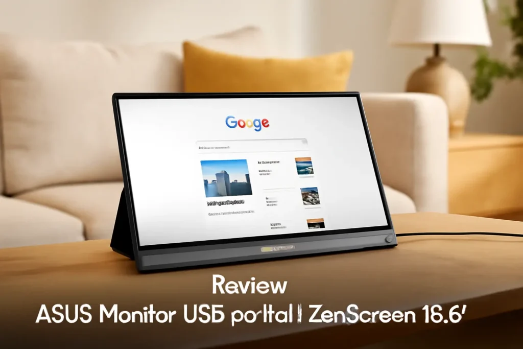 ASUS Monitor USB portátil ZenScreen 15,6" - Full HD, IPS, USB Tipo-C