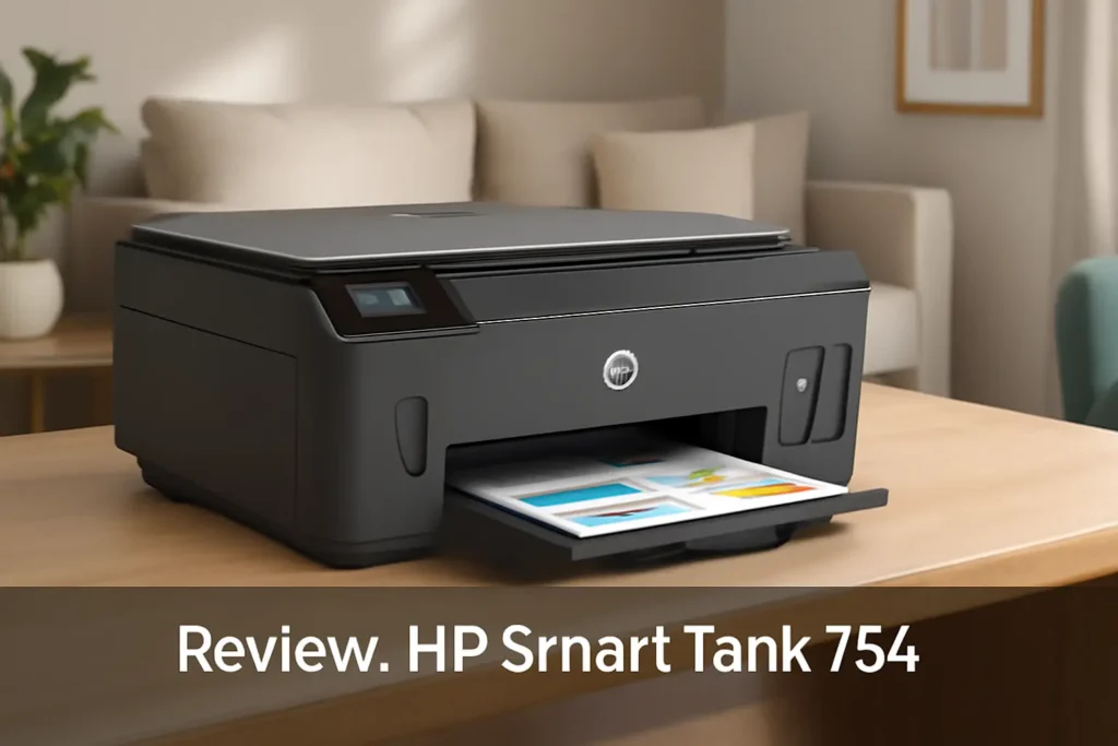 Impressora Multifuncional HP Smart Tank 754: Impressão Colorida e Conectividade Sem Limites