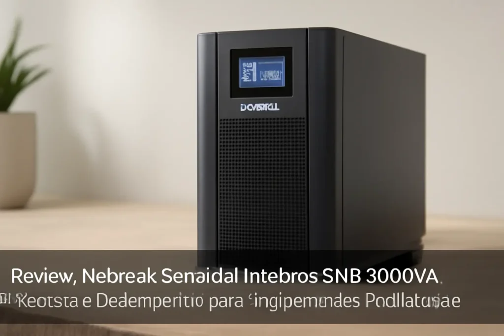 Nobreak Senoidal Intelbras SNB 3000VA: Proteção e Desempenho para Equipamentos Profissionais