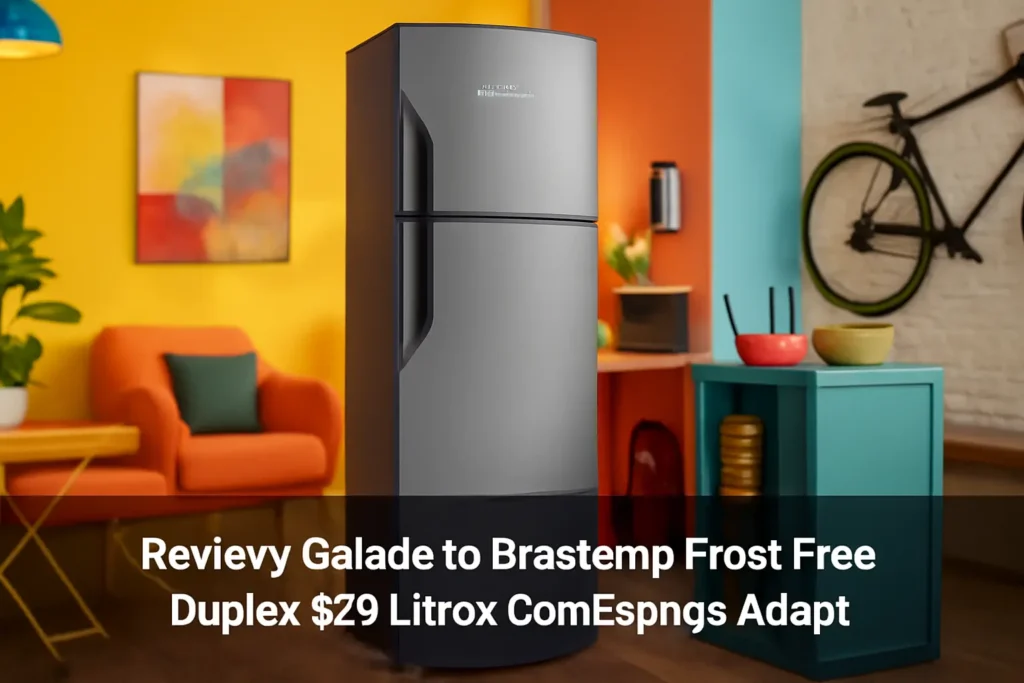 Geladeira Brastemp Frost Free Duplex 375 Litros com Espaço Adapt