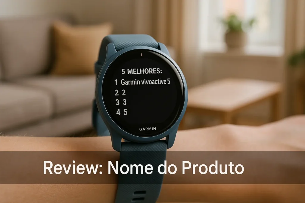 Lista de 5 Melhores: Garmin vivoactive 5 azul