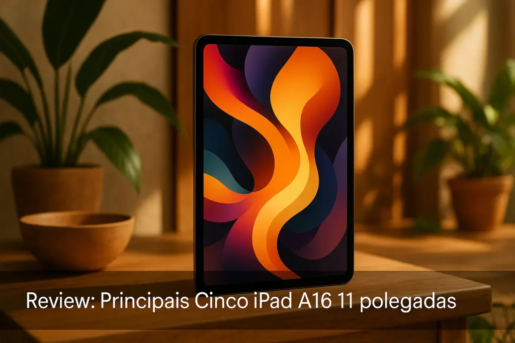 Principais Cinco  iPad a16 11 polegadas