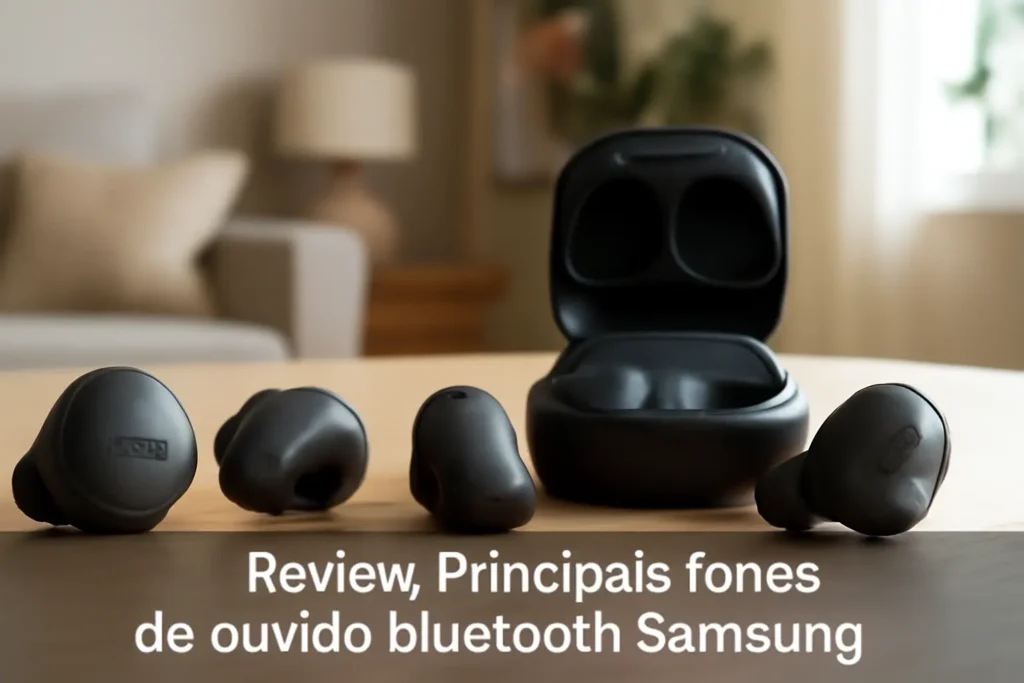 Principais Cinco fones de ouvido bluetooth Samsung