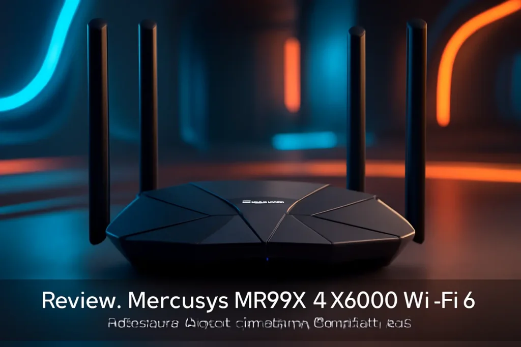 Roteador Mercusys MR90X AX6000 Wi-Fi 6: Potência e Conectividade para sua Casa