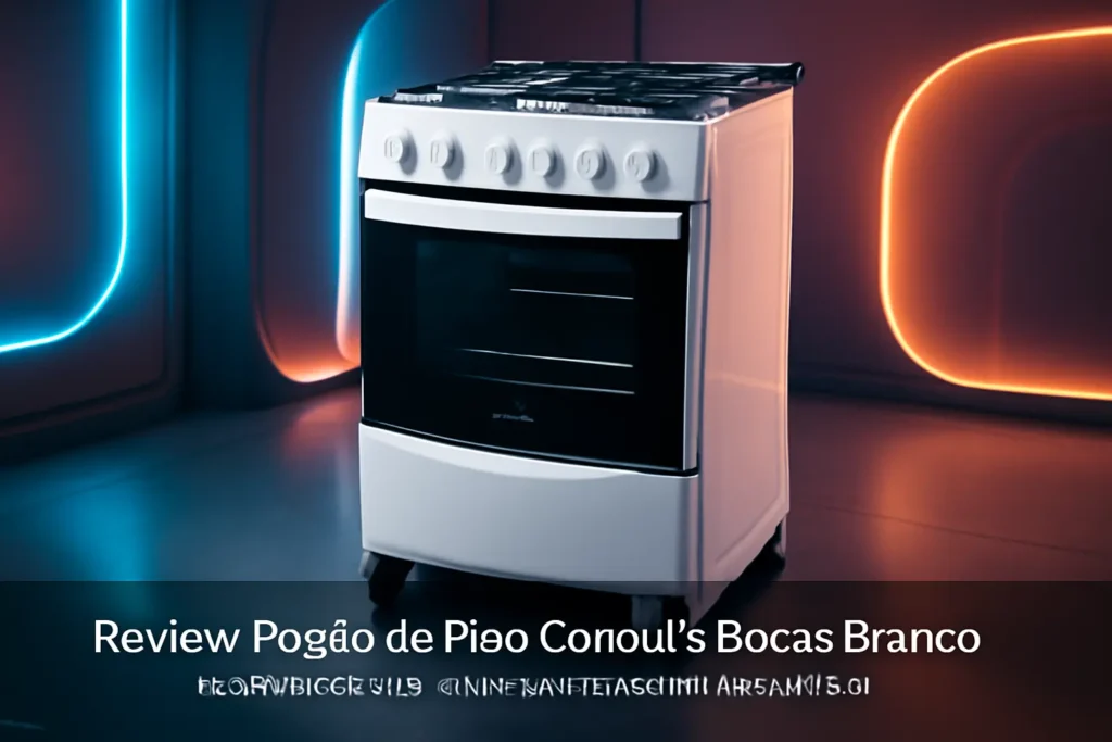 Fogão de Piso Consul 5 Bocas Branco com Acendimento Automático e Botões Removíveis