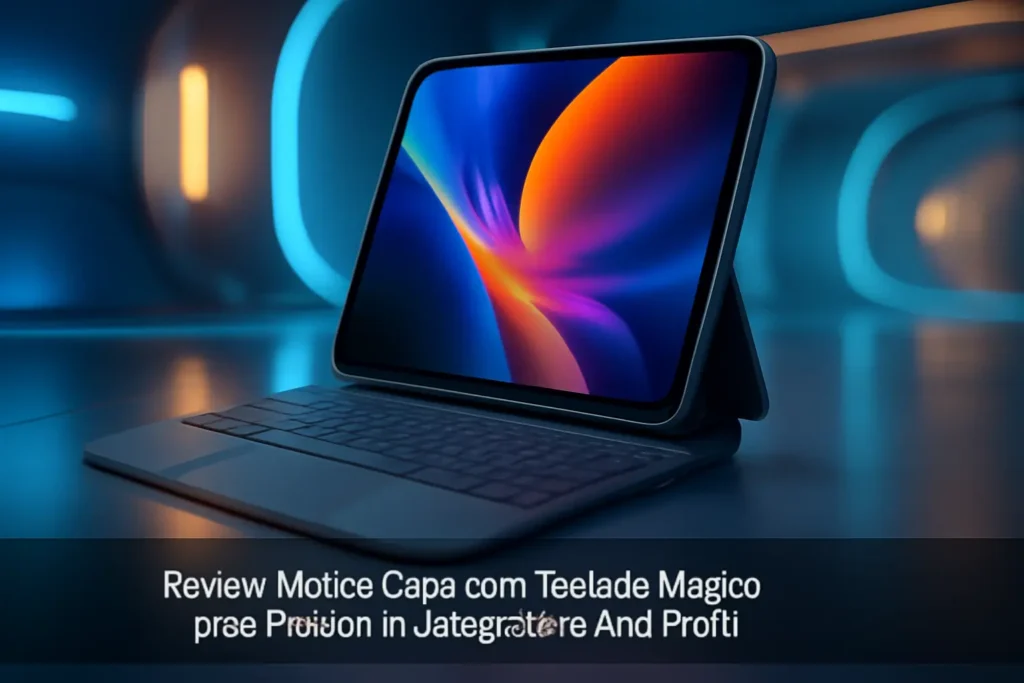 Mobee Capa com Teclado Mágico para iPad Air 11 polegadas e iPad Pro 11
