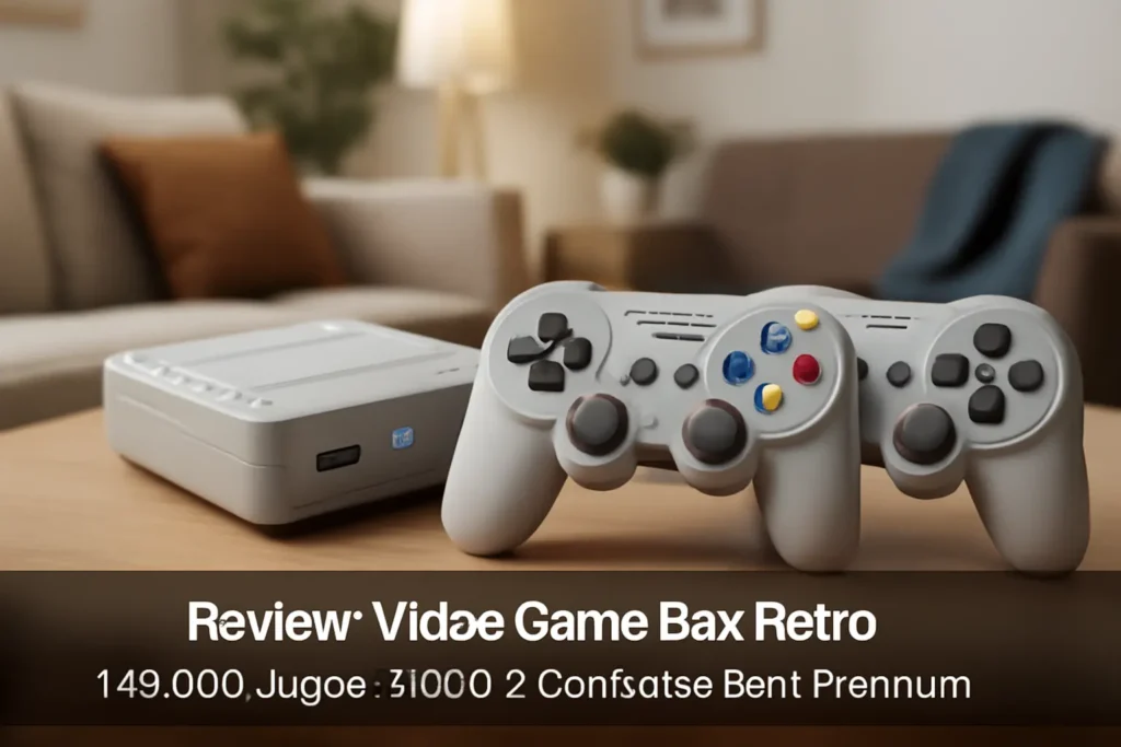 Vídeo Game Box Retro 140.000 Jogos 128GB 2 Controles Sem Fio Premium