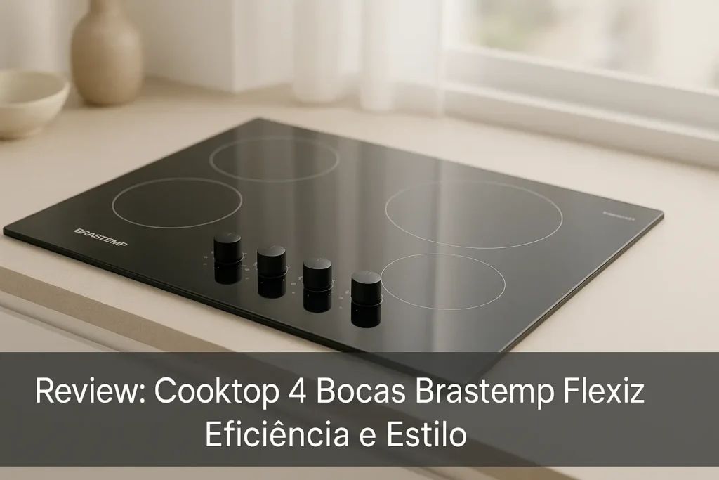 Cooktop 4 Bocas Brastemp Flexizone: Eficiência e Estilo