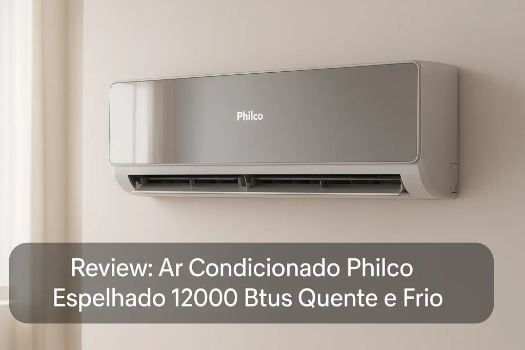 Ar Condicionado Philco Espelhado 12000 Btus Quente e Frio