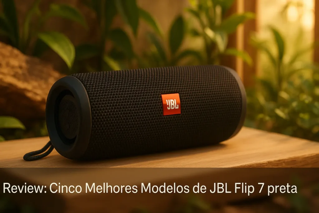 Cinco Melhores Modelos de JBL Flip 7 preta