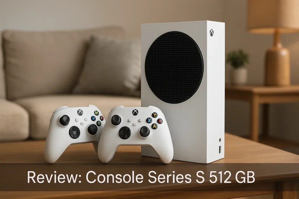 Console Séries S 512gb: Desempenho Compacto com Dois Controles