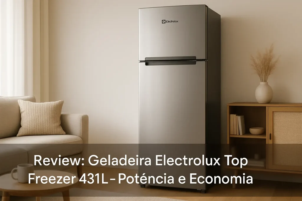 Geladeira Electrolux Top Freezer 431L: Potência e Economia