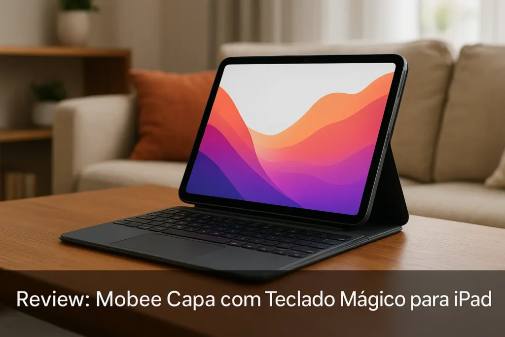 Mobee Capa com Teclado Mágico para iPad: Produtividade e Estilo