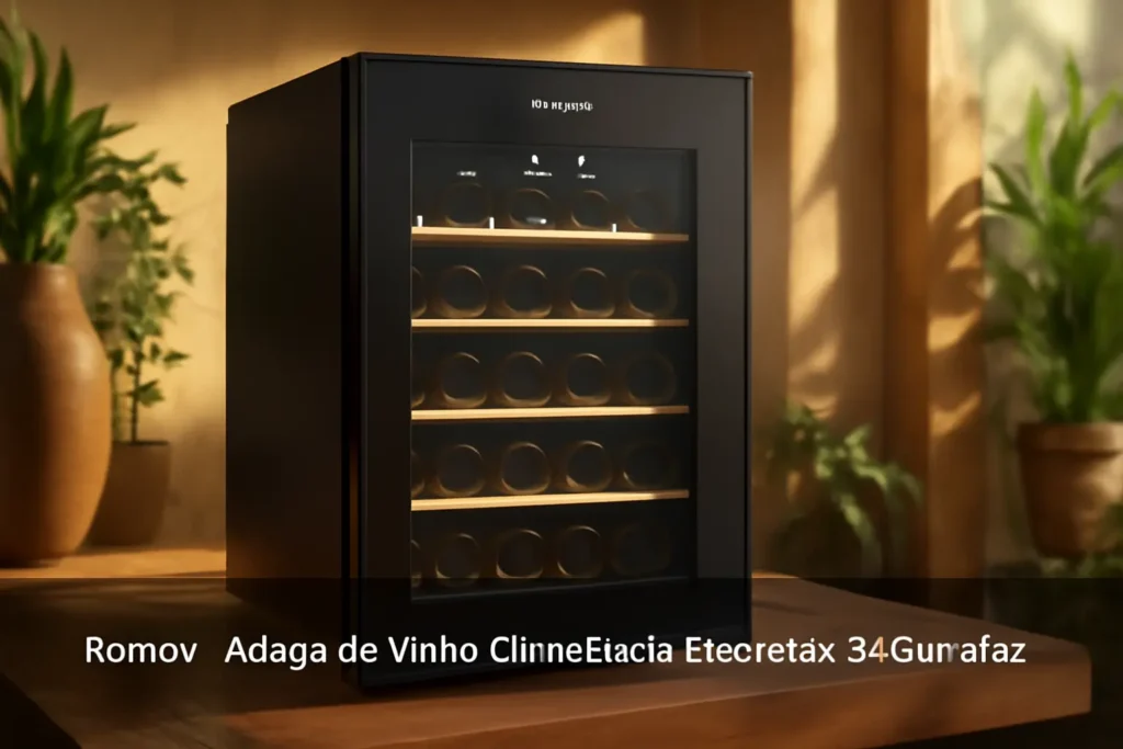 Adega de Vinho Climatizada Electrolux 34 Garrafas: Alta Capacidade e Tecnologia