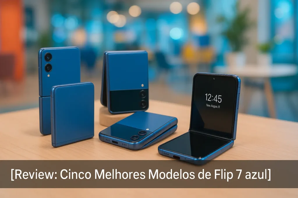 Cinco Melhores Modelos de Flip 7 azul