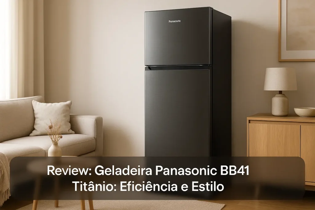 Geladeira Panasonic BB41 Titânio: Eficiência e Estilo