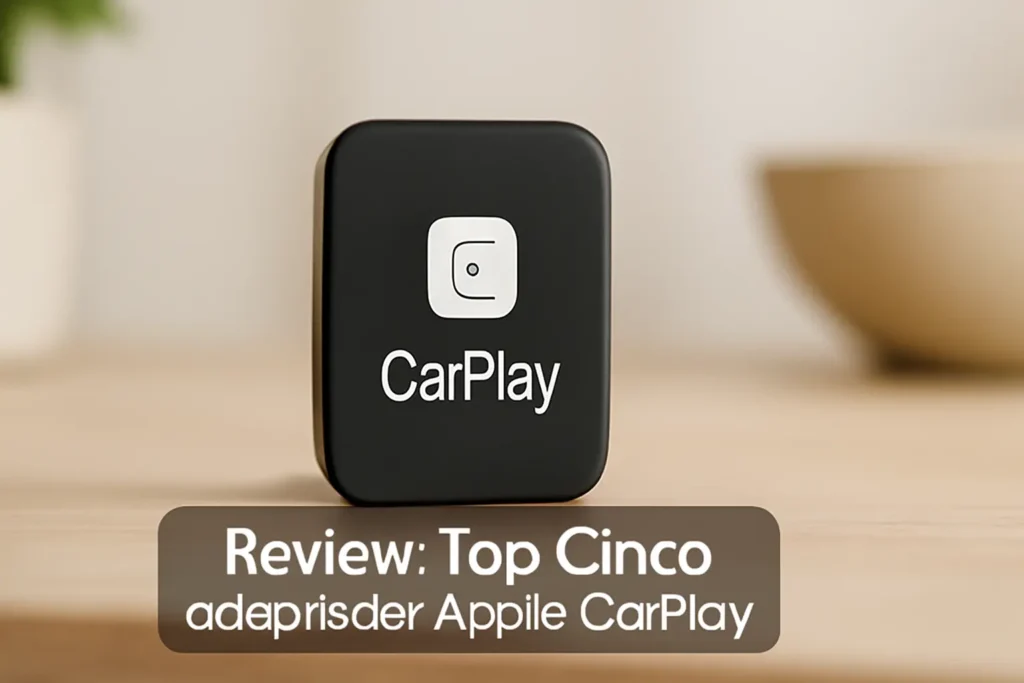 Top Cinco adaptador Apple carplay