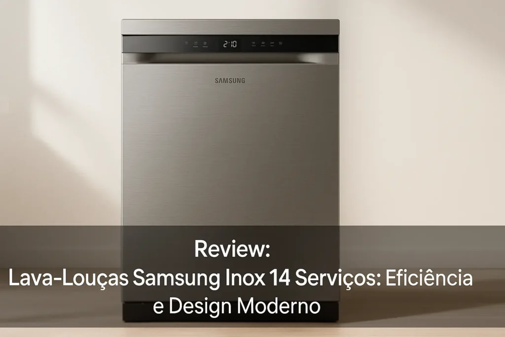 Lava-Louças Samsung Inox 14 Serviços: Eficiência e Design Moderno
