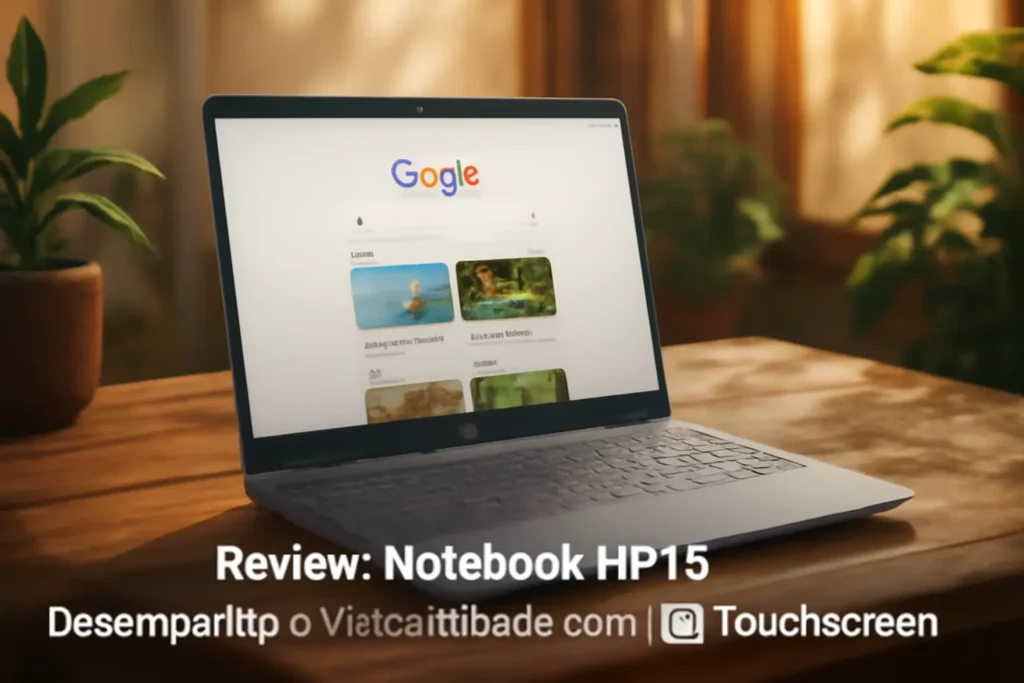 Notebook HP 15: Desempenho e Versatilidade com Tela Touchscreen