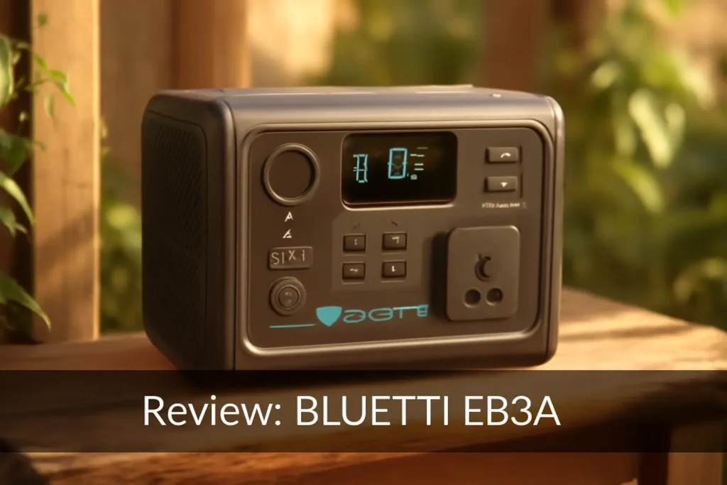 Principais Cinco estação de energia bluetti eb3a gerador solar portátil 600w