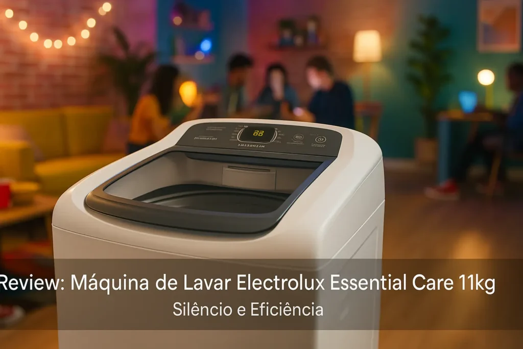 Máquina de Lavar Electrolux Essential Care 11kg: Silêncio e Eficiência