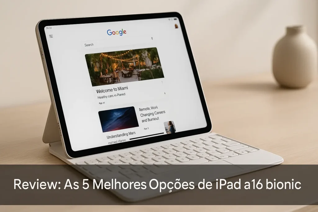As 5 Melhores Opções de iPad a16 bionic