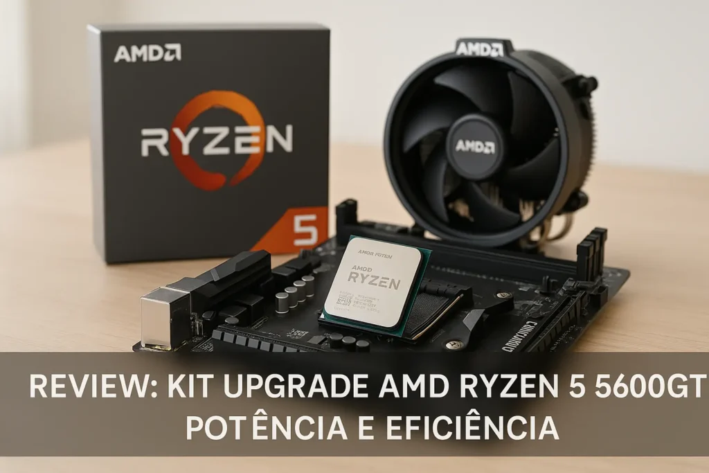 KIT Upgrade AMD Ryzen 5 5600GT: Potência e Eficiência