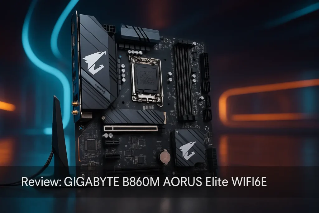 GIGABYTE B860M AORUS Elite WIFI6E: Performance Extremamente Avançada