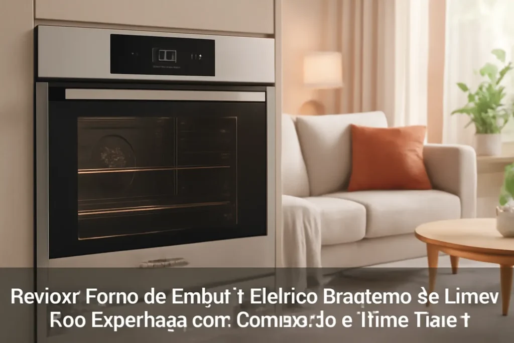 Forno de Embutir Elétrico Brastemp 84 Litros Inox Espelhado com Convecção e Timer Touch