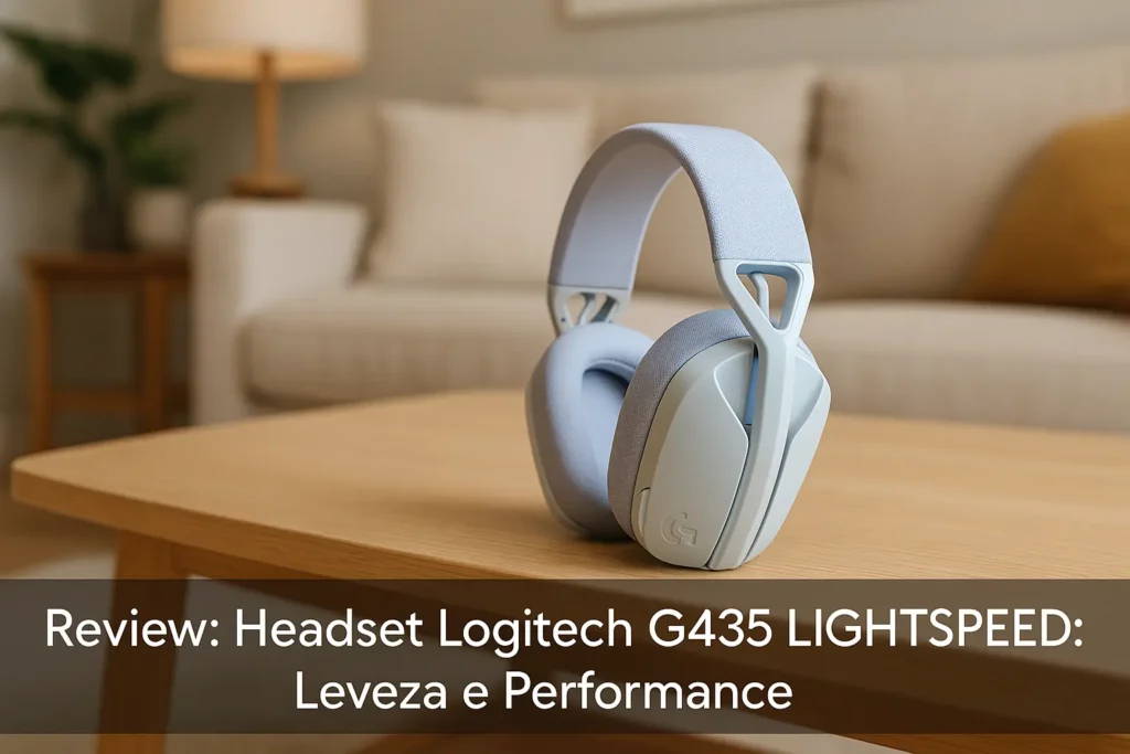 Headset Logitech G435 LIGHTSPEED: Leveza e Performance