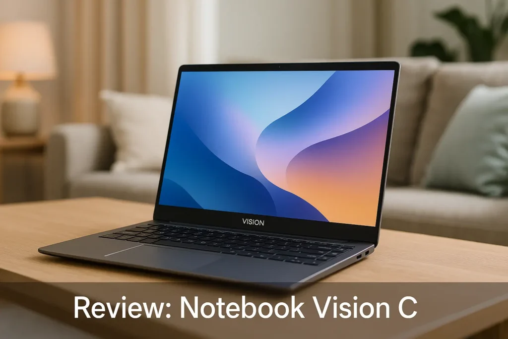 Notebook Vision C 15.6'' HD Celeron N4020: análise completa e sem filtros
