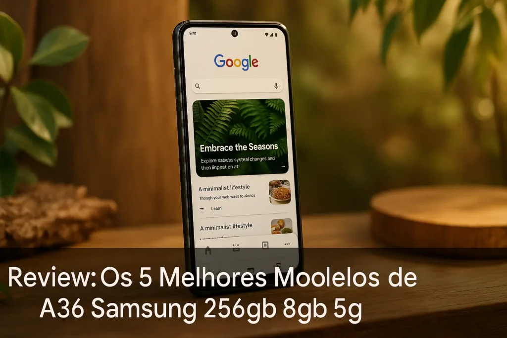 Os 5 Melhores Modelos de A36 Samsung 256gb 8gb 5g