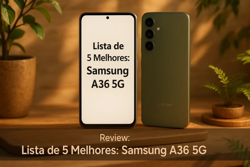Lista de 5 Melhores: Samsung A36 5g