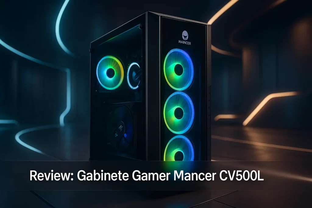 Gabinete Mancer CV500L: design e versatilidade