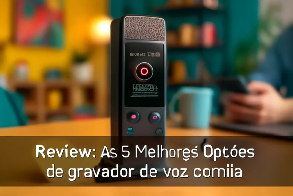 As 5 Melhores Opções de gravador de voz com ia