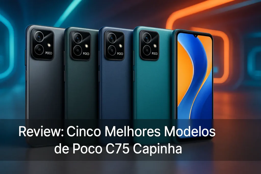 Cinco Melhores Modelos de Poco c75 capinha