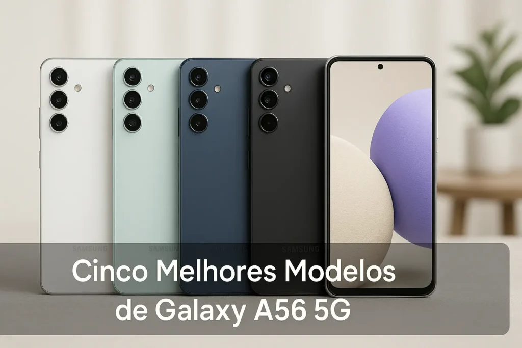 Cinco Melhores Modelos de Galaxy A56 5g
