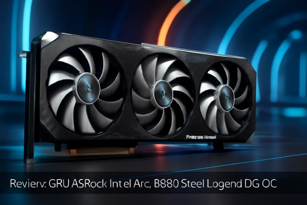 GPU ASRock Intel Arc B580 Steel Legend 12G OC: Desempenho e Estilo para Gamers