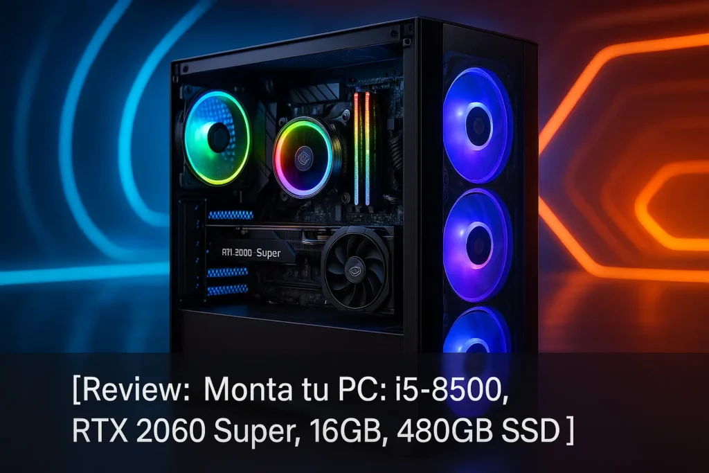 Monte seu PC: i5-8500, RTX 2060 Super, 16GB, 480GB SSD