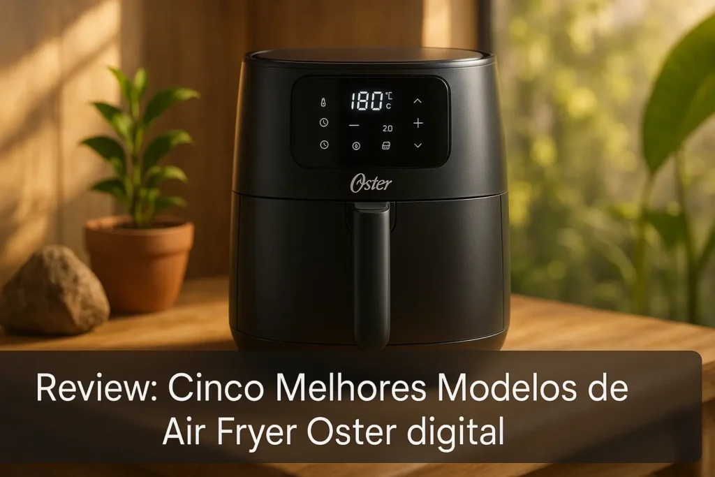 Cinco Melhores Modelos de Air Fryer Oster digital