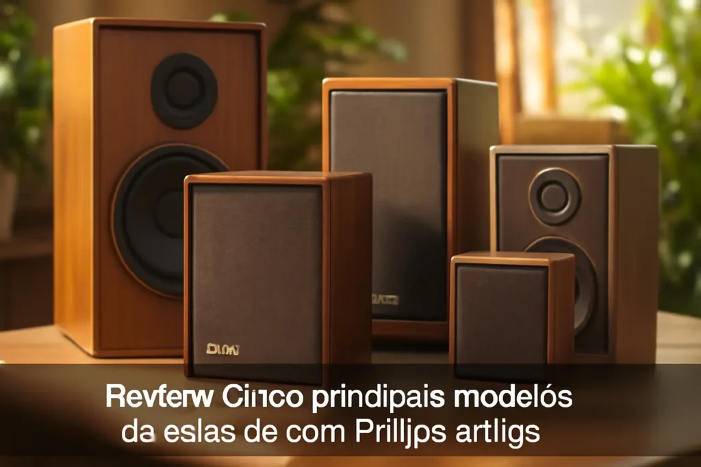 Cinco Principais Modelos de Caixa de som Philips antiga
