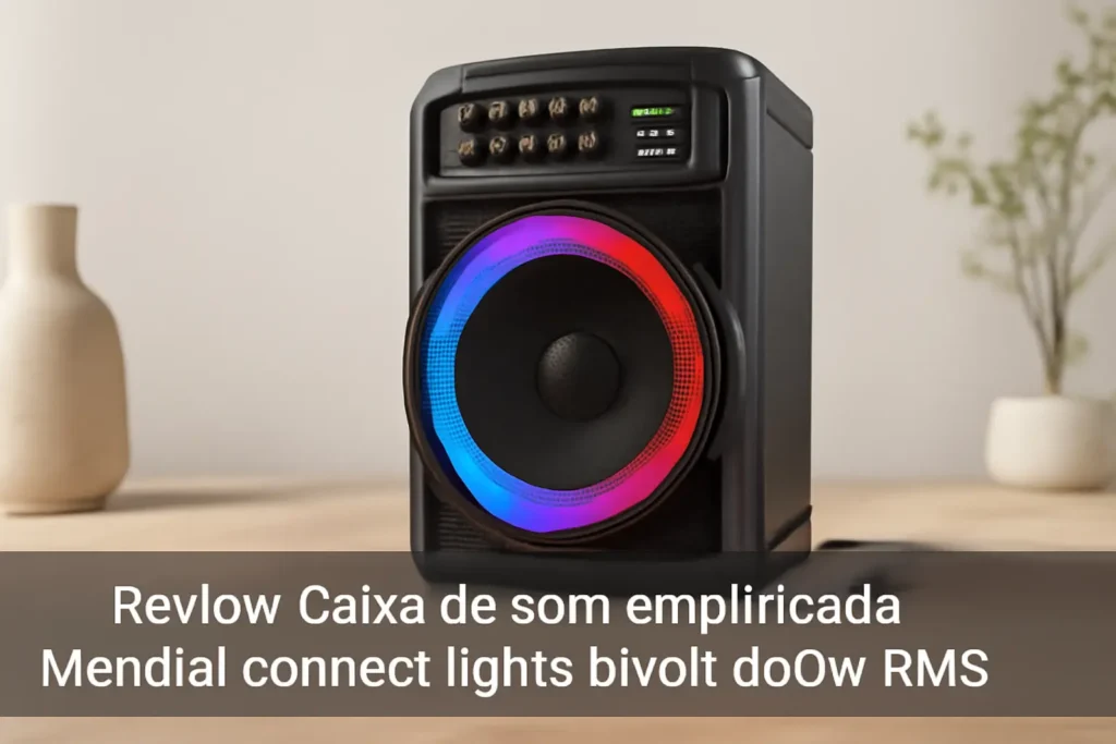Os 5 Principais Modelos de Caixa de som amplificada Mondial connect lights bivolt 400w rms