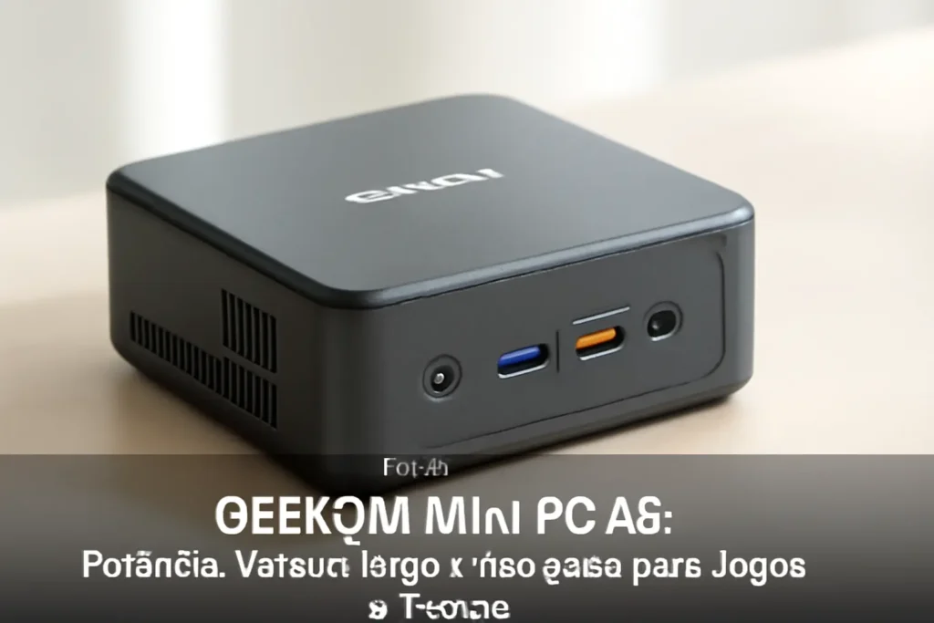 GEEKOM Mini PC A8: Potência, Versatilidade e Inovação para Jogos e Edição
