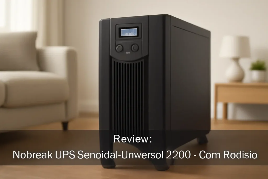 Nobreak UPS Senoidal Universal 2200 – Com Rodízio: Potência e Confiabilidade para Seus Equipamentos