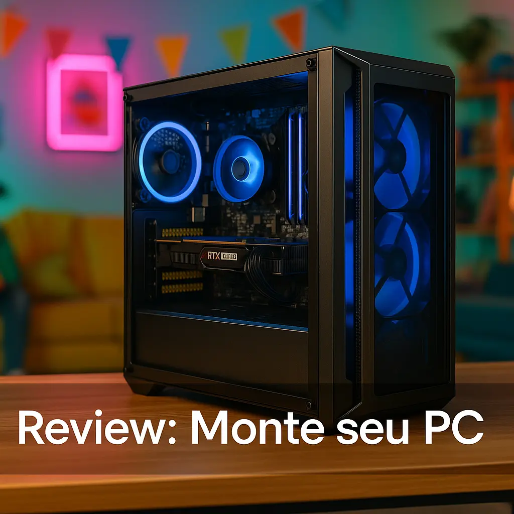 Monte seu PC: i3-12100, RTX 2060 Super, 16GB, 480GB SSD