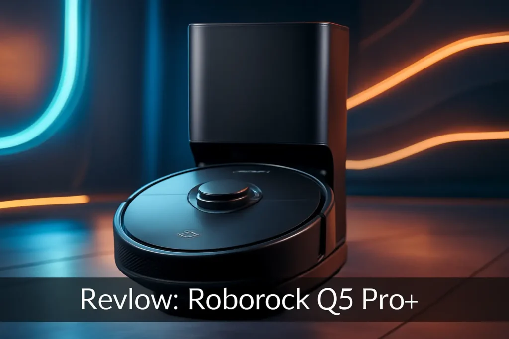 Robô Aspirador de Pó e Passa Pano Roborock Q5 Pro+: Sucção de 5.500 Pa e Esvaziamento Automático